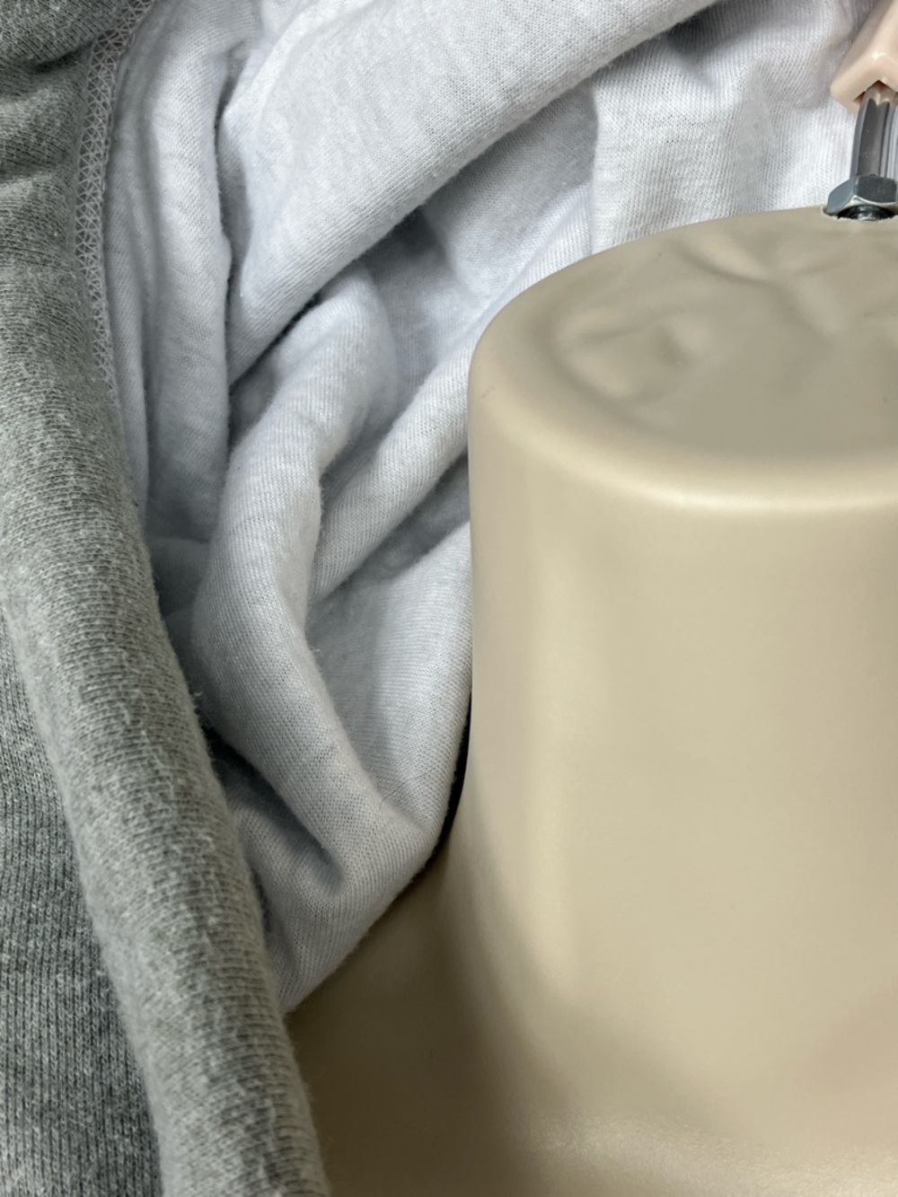 🦅Hollister 2-Tone Cropped Zip Hoodie - Gray & White 📦discounted shipping📦 - Picture 7 of 9